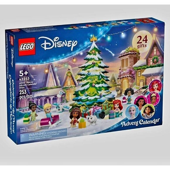 NEW IN BOX COLLECTIBLE LEGO DISNEY 2024 ADVENT CALENDAR AND PLAY SET - Picture 1 of 7